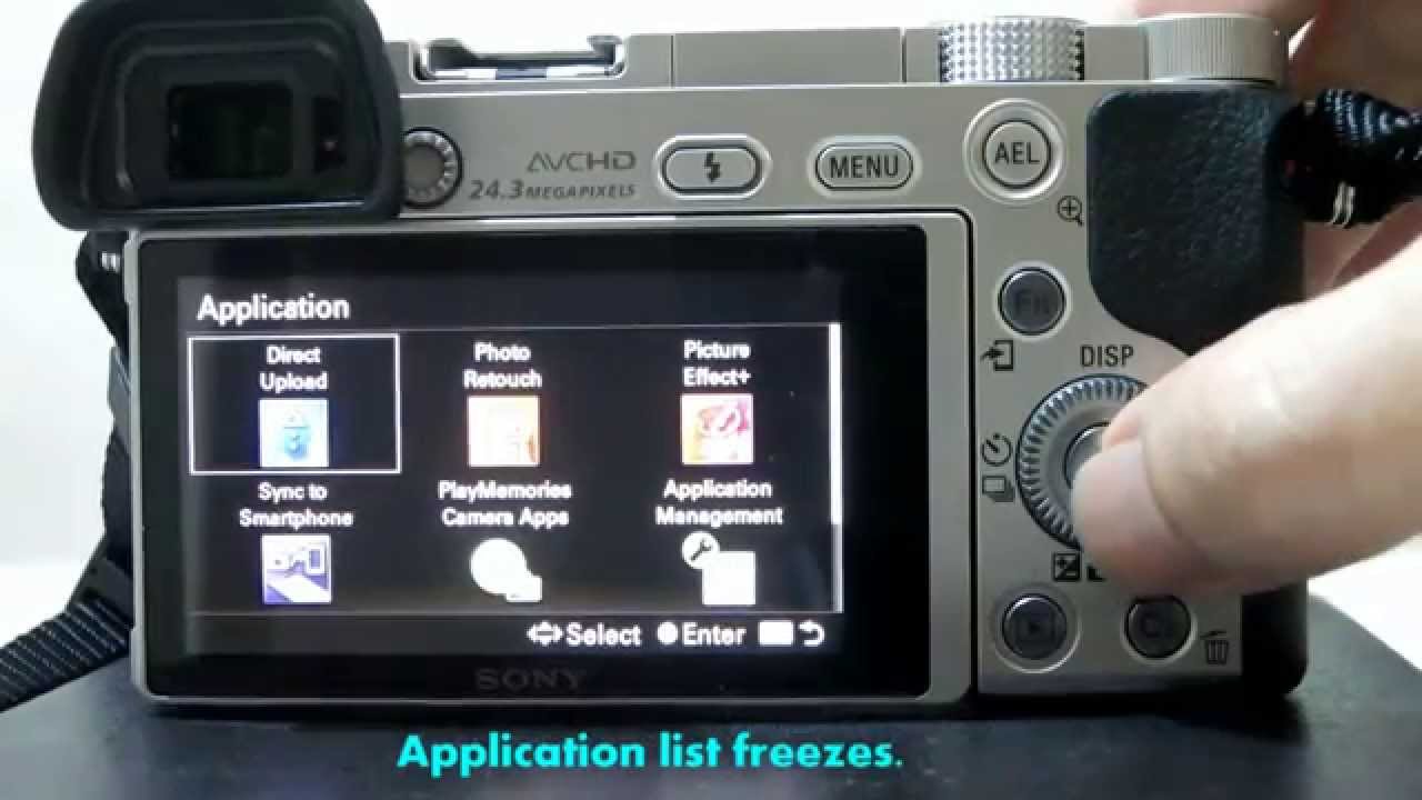 sony a6000 apps download